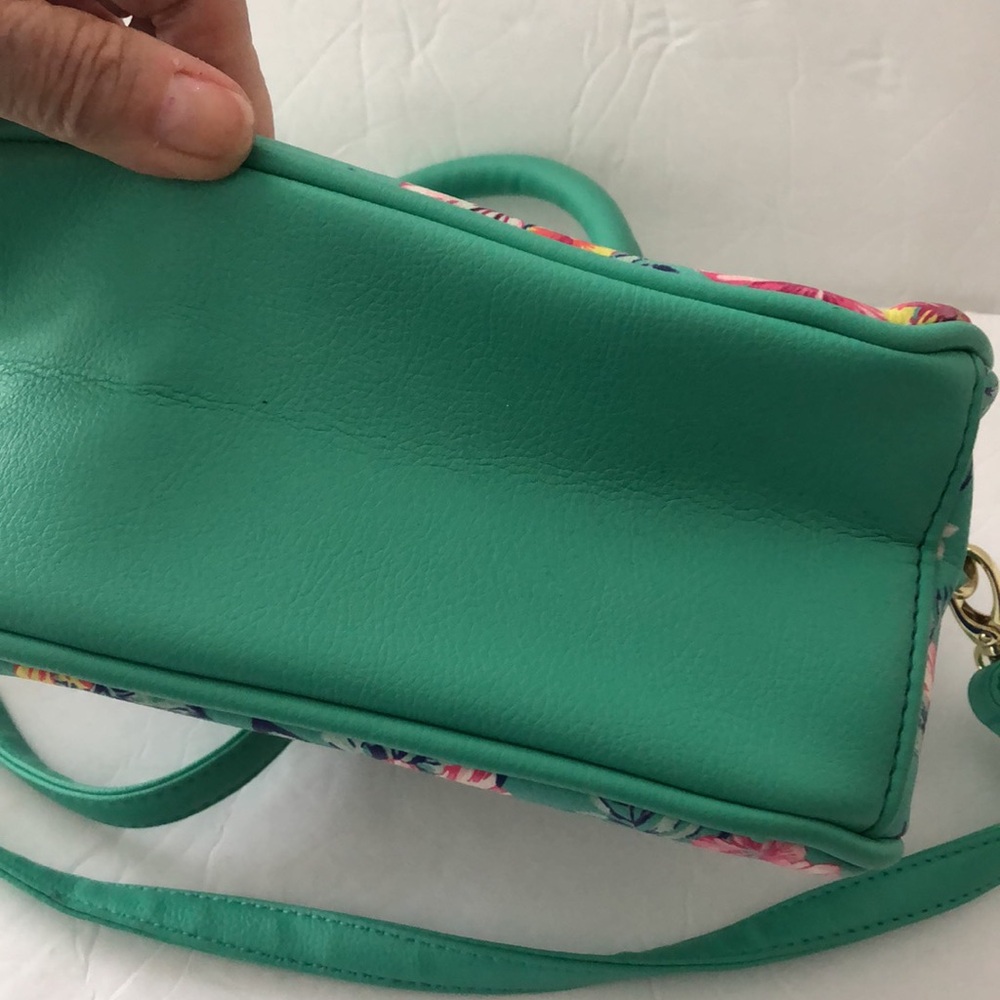 Betsey Johnson Handbag Crossbody Floral Green - Picture 10 of 10